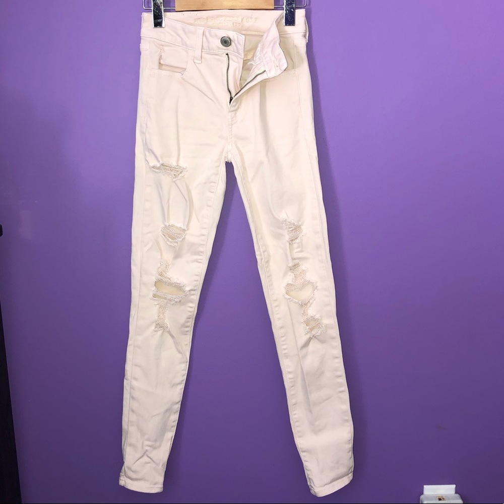 American Eagle ripped jeans